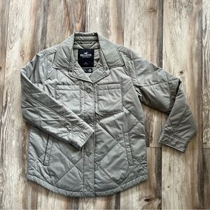 Hollister Women's Army Green Jacket